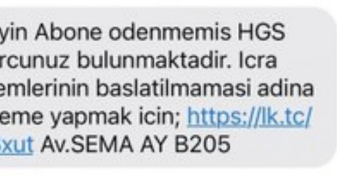 Dolandırıcıların 'HGS' tuzağı