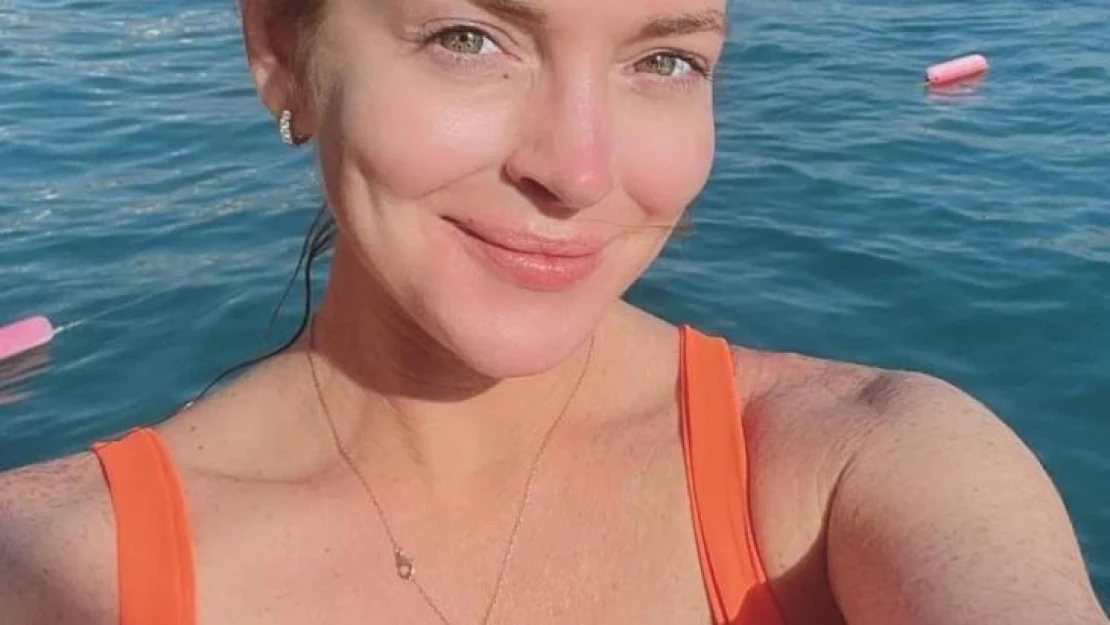 Dünyaca ünlü oyuncu Lindsay Lohan Bodrum'da balayı yapıyor