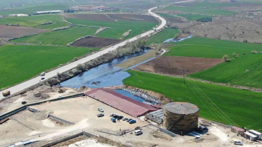 Edirne'de çevre felaketinin boyutu havadan görüntülendi