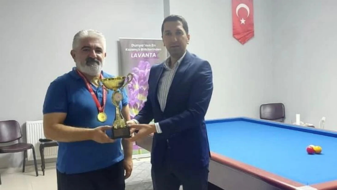 Elazığ'da Bilardo Şampiyonası sona erdi