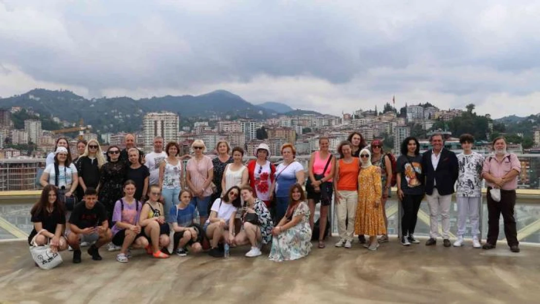 ERASMUS projesiyle Rize'ye gelen yabancı öğrenciler Karadeniz'i keşfediyor