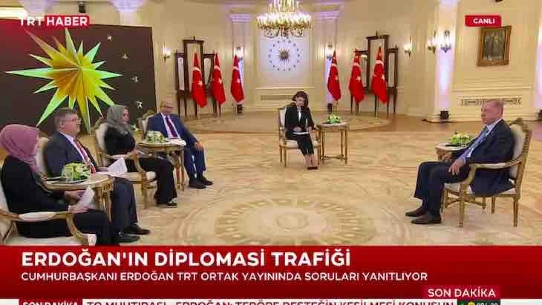 Erdoğan'dan canlı yayında önemli açıklamalar