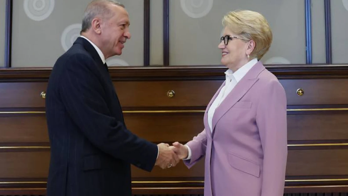 Erdoğan ile Akşener arasında Beştepe'de 40 dakikalık sürpriz görüşme