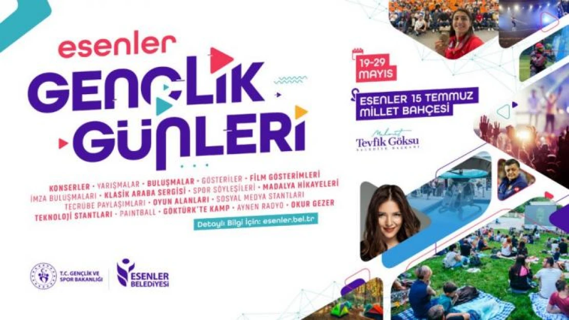 Esenler'de festival tadında gençlik günleri