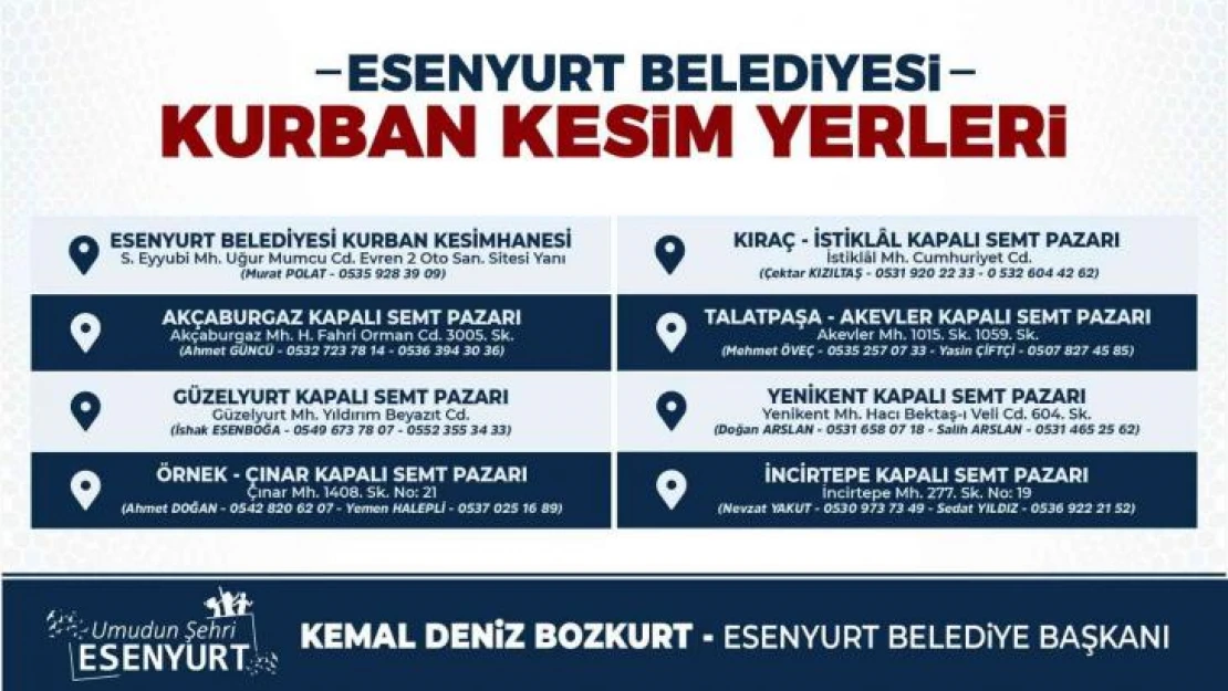 Esenyurt Belediyesi bayrama hazır