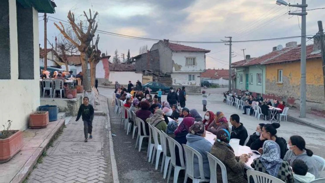 Eskişehir'in en eski yerleşim yerinde iftar yemeği