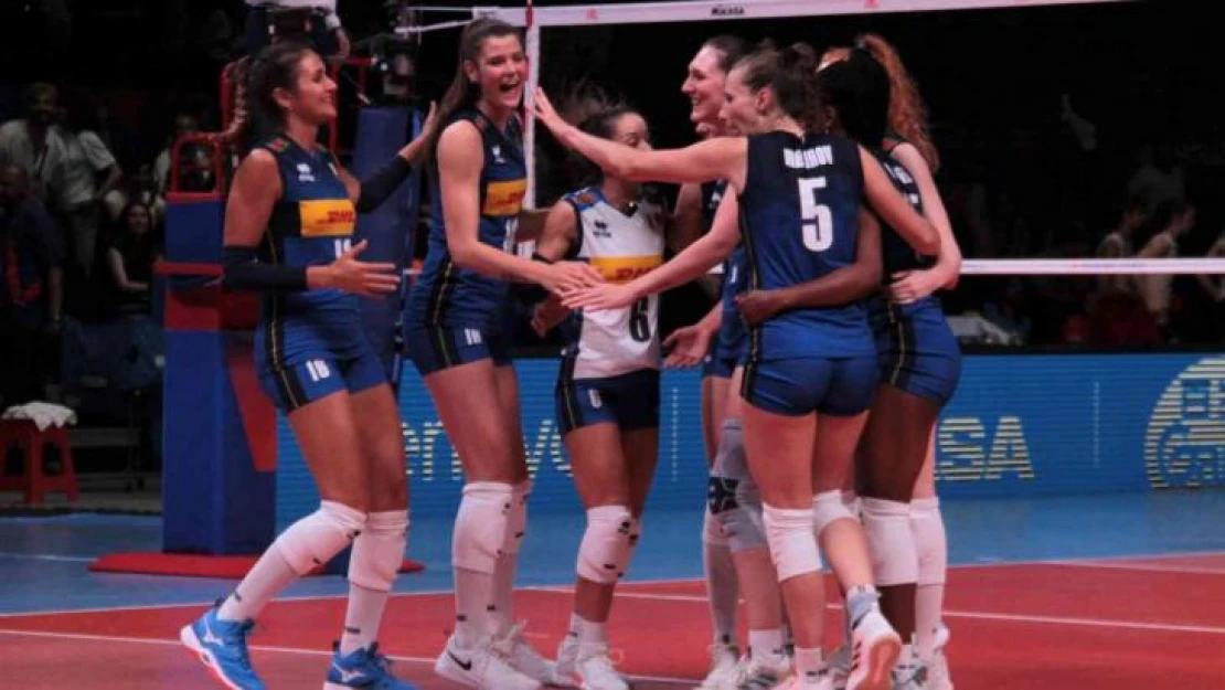 FIVB Milletler Ligi: Belçika: 1 - İtalya: 3