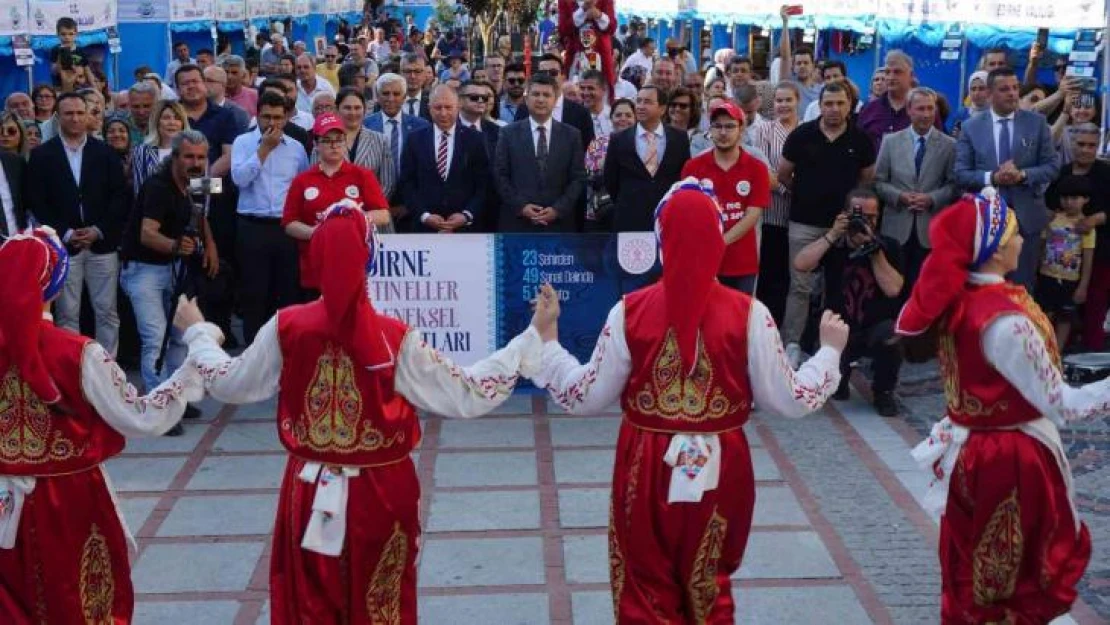 Geleneksel el sanatları Edirnelilerle buluştu