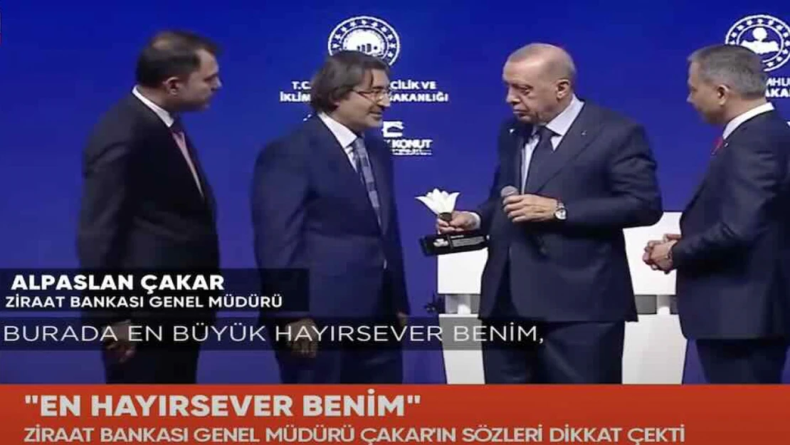 'En büyük hayırsever benim' diyen genel müdüre Erdoğan'dan yanıt: Devlet verdi