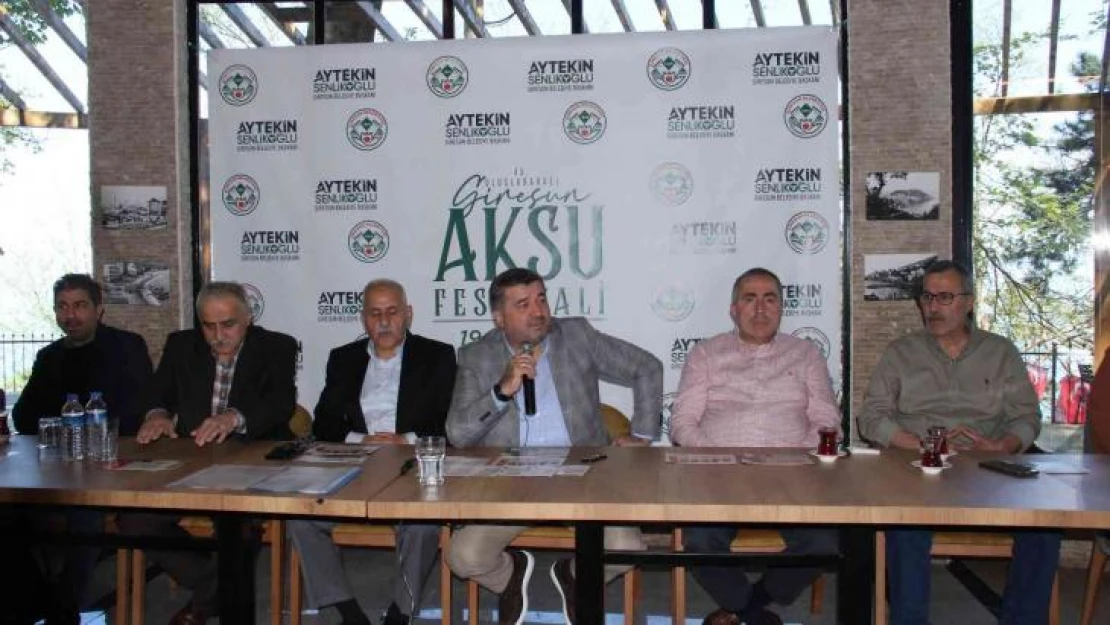 Giresun 45. Uluslararası Aksu Festivaline hazırlanıyor