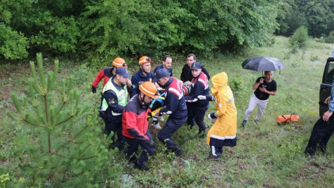 Gölcük Tabiat Parkı yolunda kaza: 5 yaralı