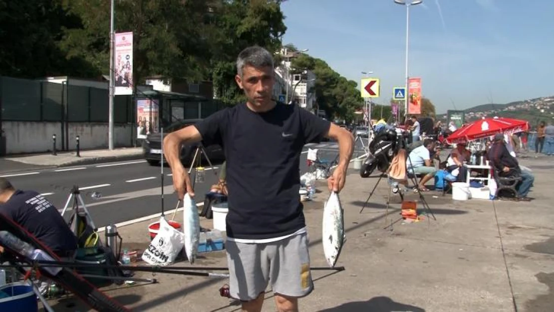 Güzel havayı fırsat bilen amatör balıkçılar sahili doldurdu