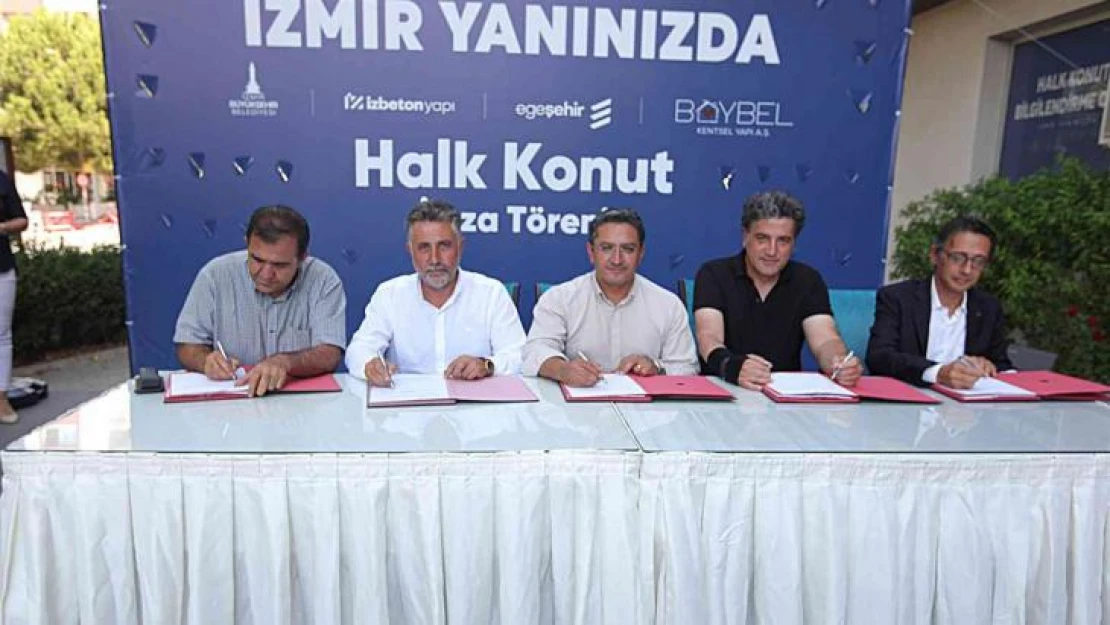 Halk Konut projesinde ikinci imzalar atıldı