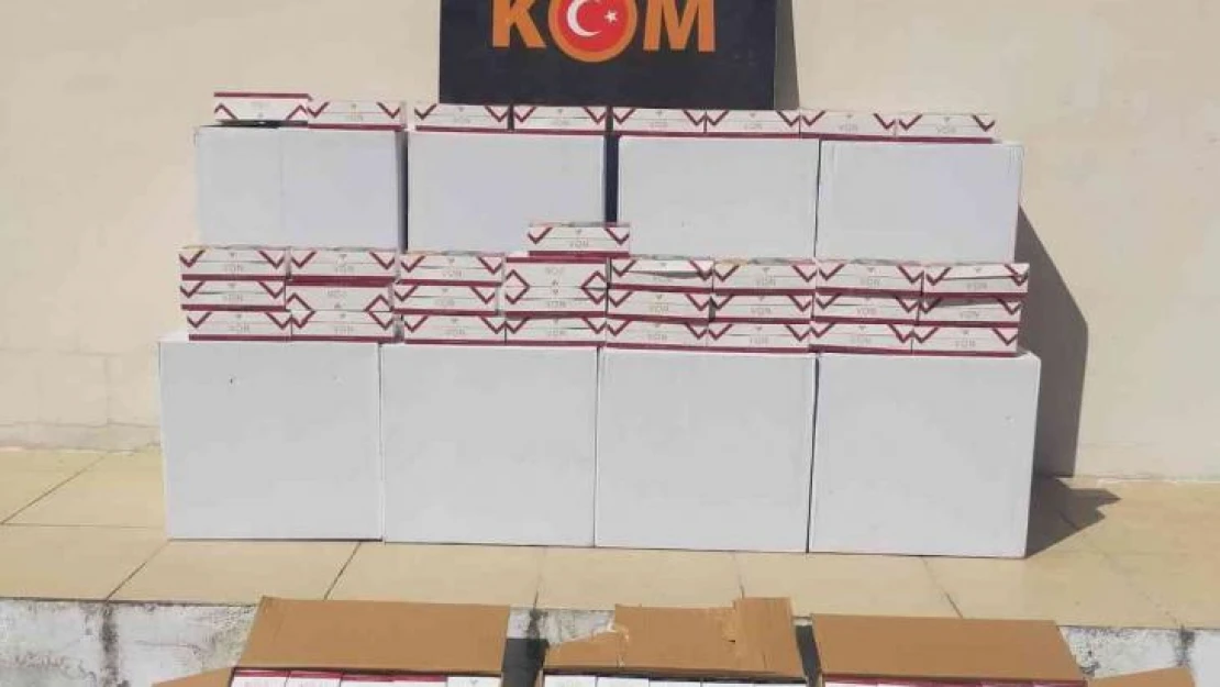 Hatay'da 150 bin adet kaçak makaron ele geçirildi.