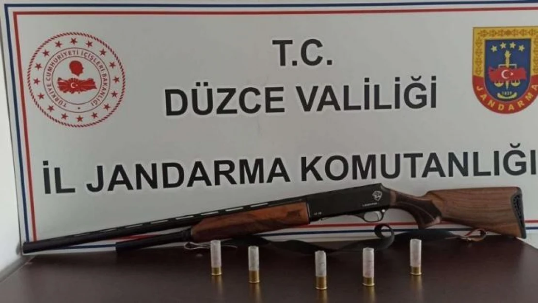 Havaya ateş etti yakalandı