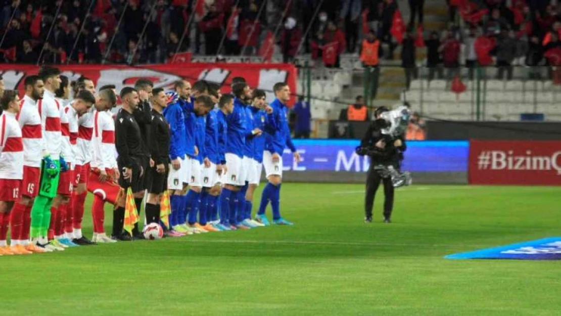 Hazırlık maçı: Türkiye: 1 - İtalya: 2 (İlk yarı)