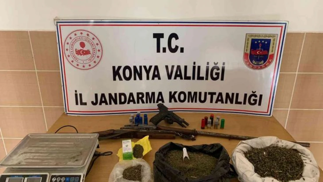 Hüyük'te jandarma zehir tacirlerine geçit vermiyor