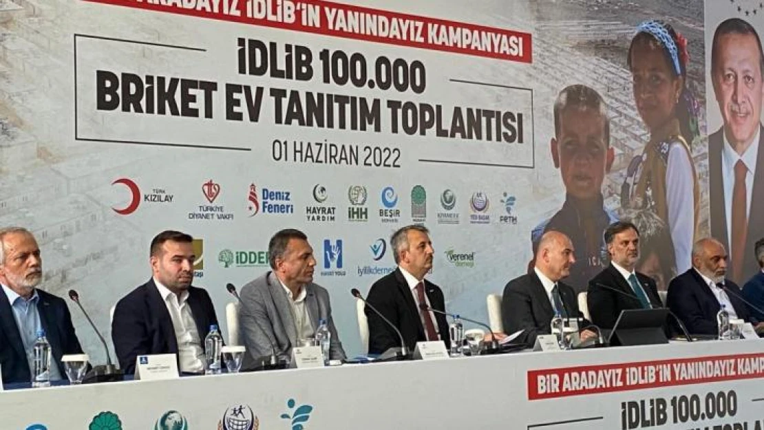 İçişleri Bakanı Soylu: '100 bin briket ev hedefine adım atıyoruz'