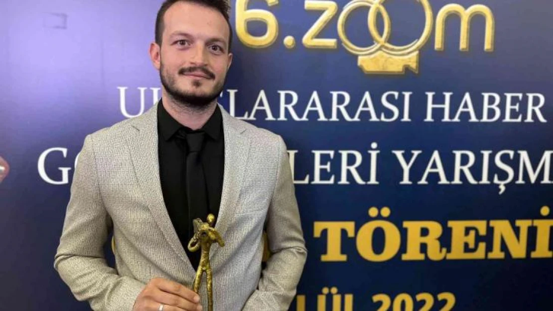 İHA muhabiri Ahmet Faruk Sarıkoç'a ödül