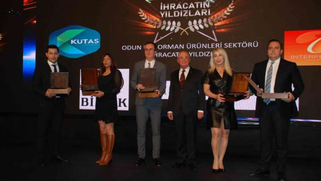 İhracatın yıldızları ödüllerine kavuştu