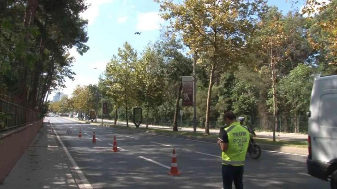 İstanbul'da dron ile trafik denetimi gerçekleştirildi