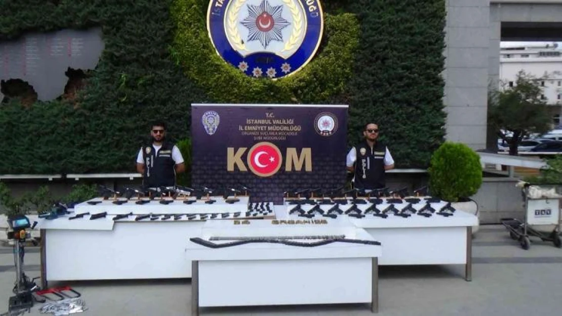 İstanbul'da silah kaçakçılığı operasyonu: 8 gözaltı