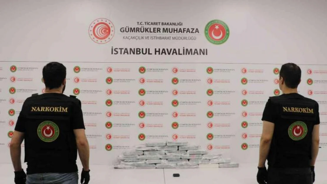 İstanbul Havalimanı'nda uyuşturucu operasyonu