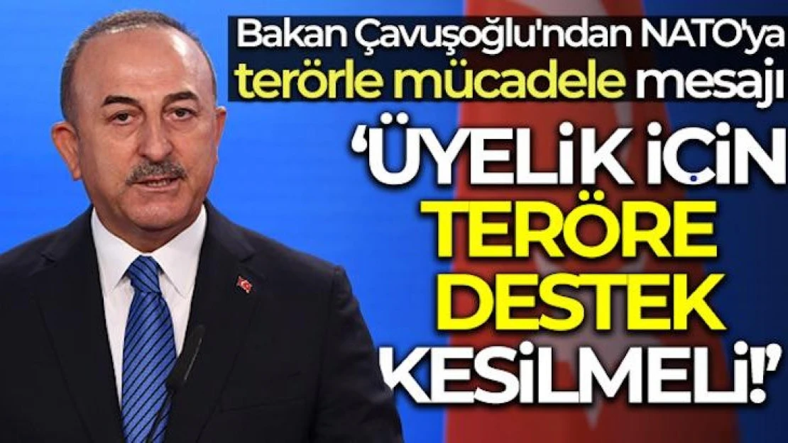 İsveç ve Finlandiya'ya PKK, FETÖ, DHKP-C'ye destekten vazgeçmeleri uyarısı