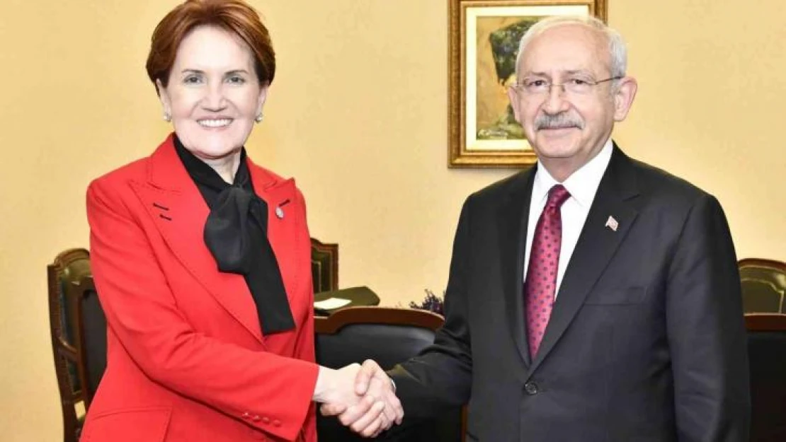 İYİ Parti Genel Başkanı Akşener'den CHP lideri Kılıçdaroğlu'na ziyaret