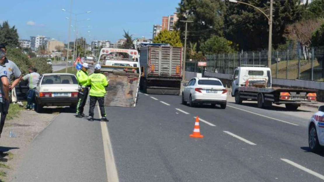 İzmir'de anne ve kızı otomobil çarpmasıyla ağır yaralandı