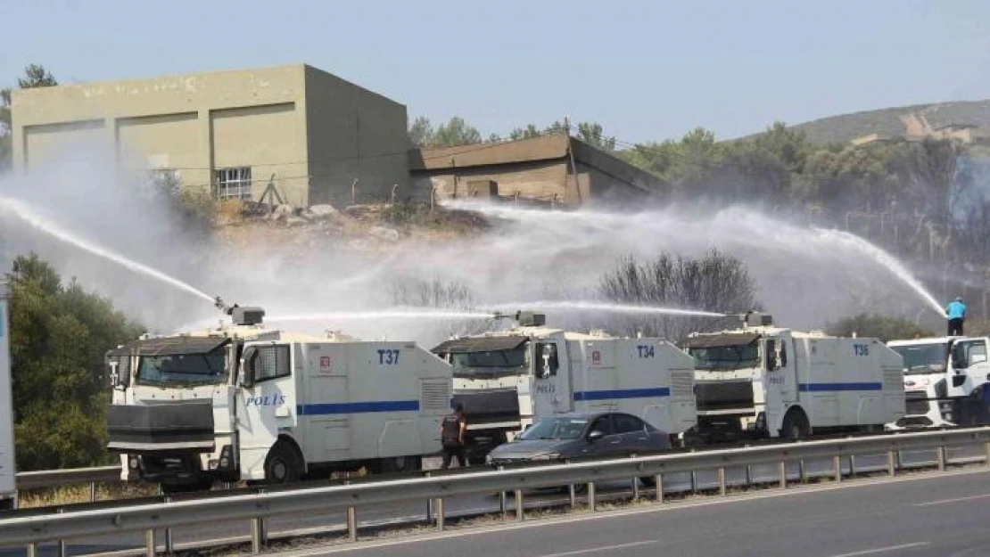 İzmir'de iki ilçede çıkan yangınlar kontrol altında