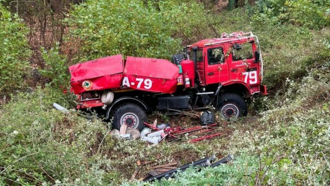 İzmir'de orman yangını ihbarına giden arazöz kaza yaptı: 4 yaralı