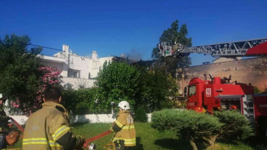 İzmir'de oturduğu evi yakan şahıs gözaltına alındı