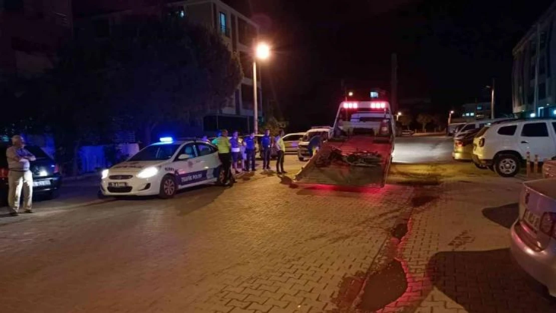 İzmir'de taklalar atarak metrelerce sürüklenen motosikletin sürücüsü öldü