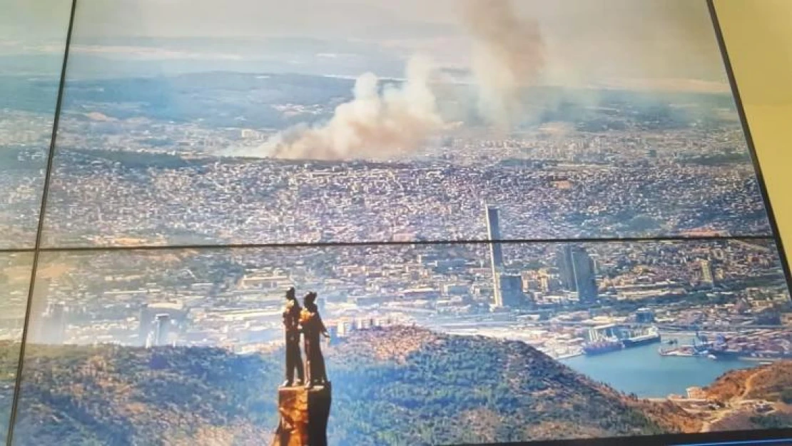 İzmir'deki yangına 6 dakikada müdahale