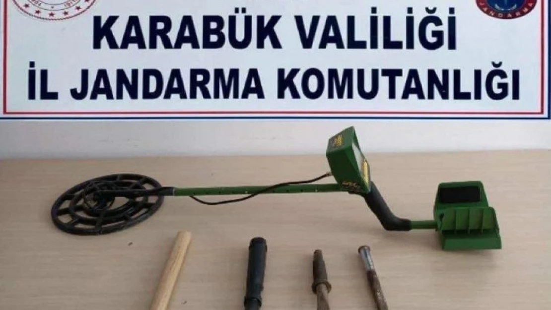 Jandarma'dan kaçak kazı yapanlara baskın