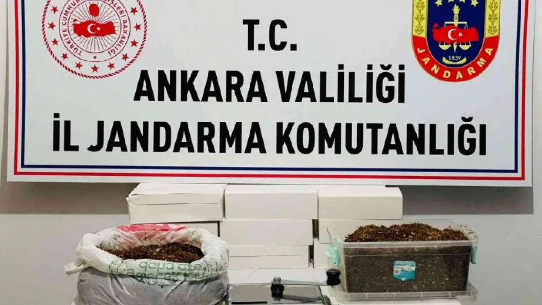 Jandarmadan tütün kaçakçılarına darbe