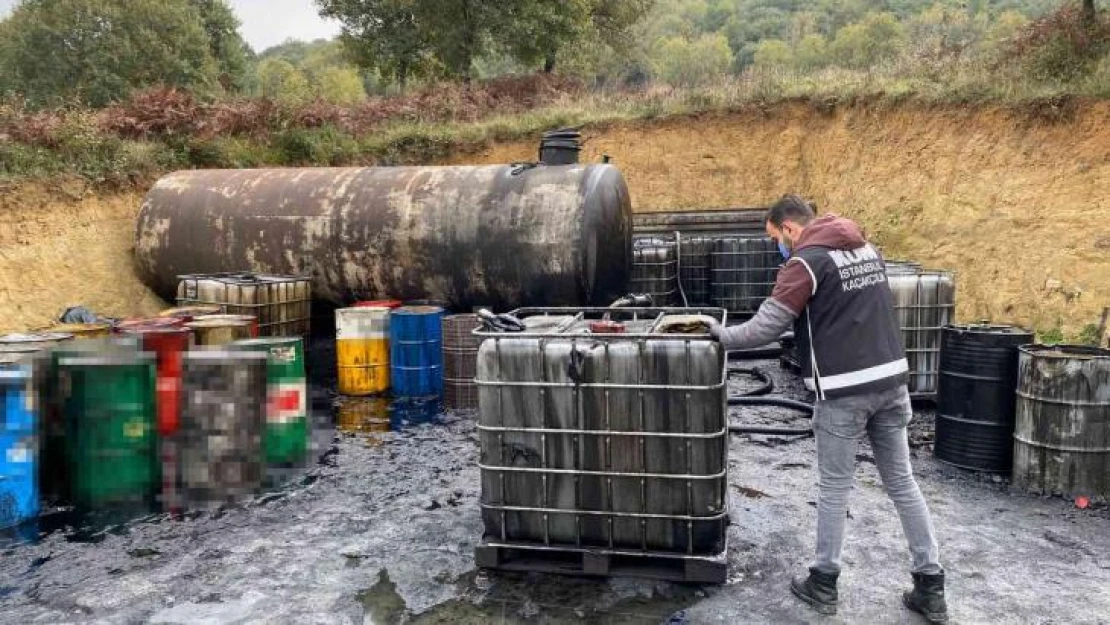 Kaçak akaryakıt operasyonu: 108 bin litre karışımlı akaryakıt ele geçirildi