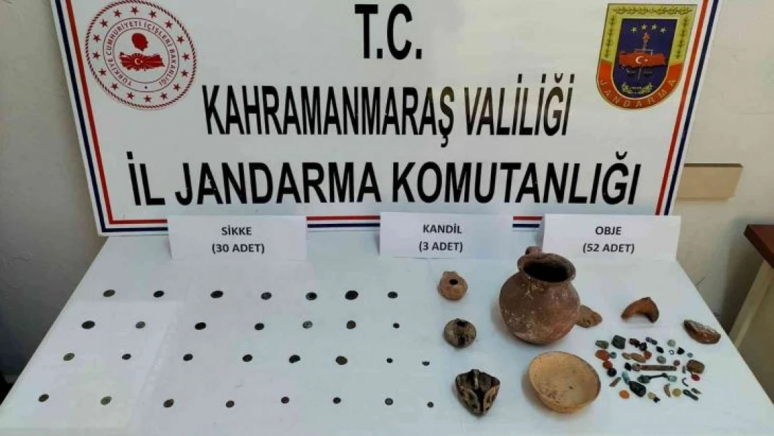 Kahramanmaraş'ta tarihi eser kaçakçılığı