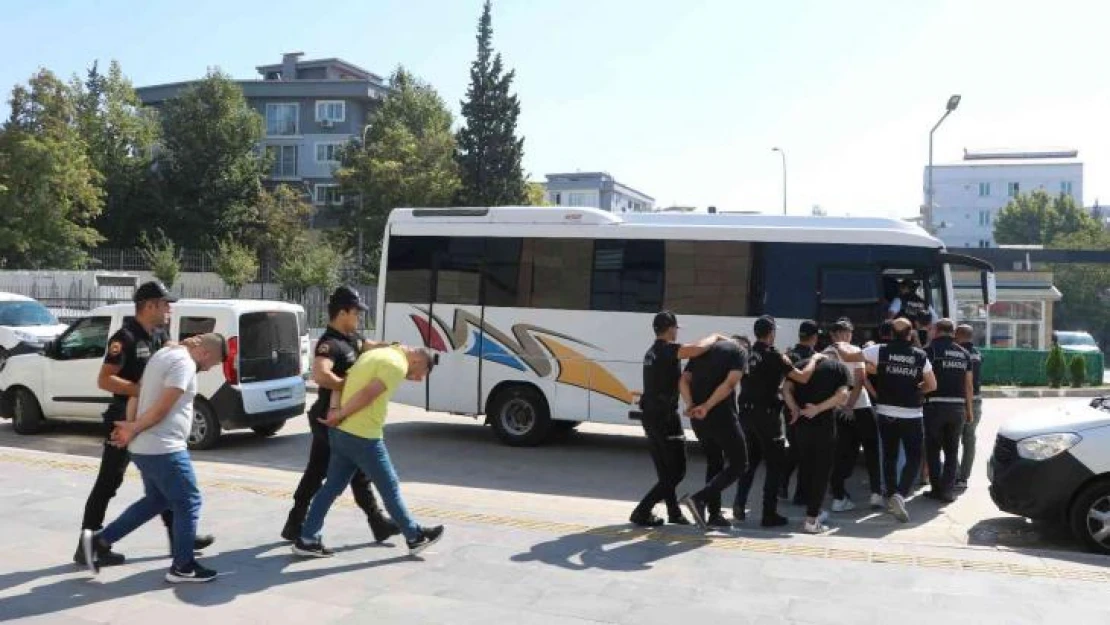 Kahramanmaraş'ta uyuşturucuya 8 gözaltı