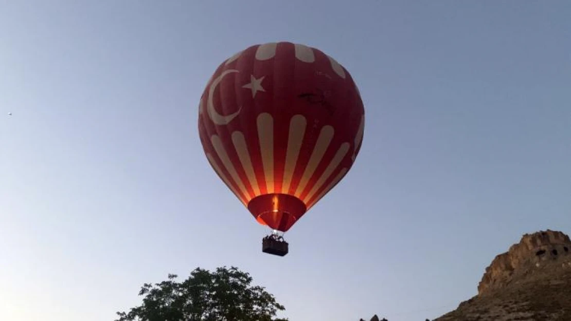 Kapadokya'nın giriş kapısı Soğanlı'da balon uçuşları başladı