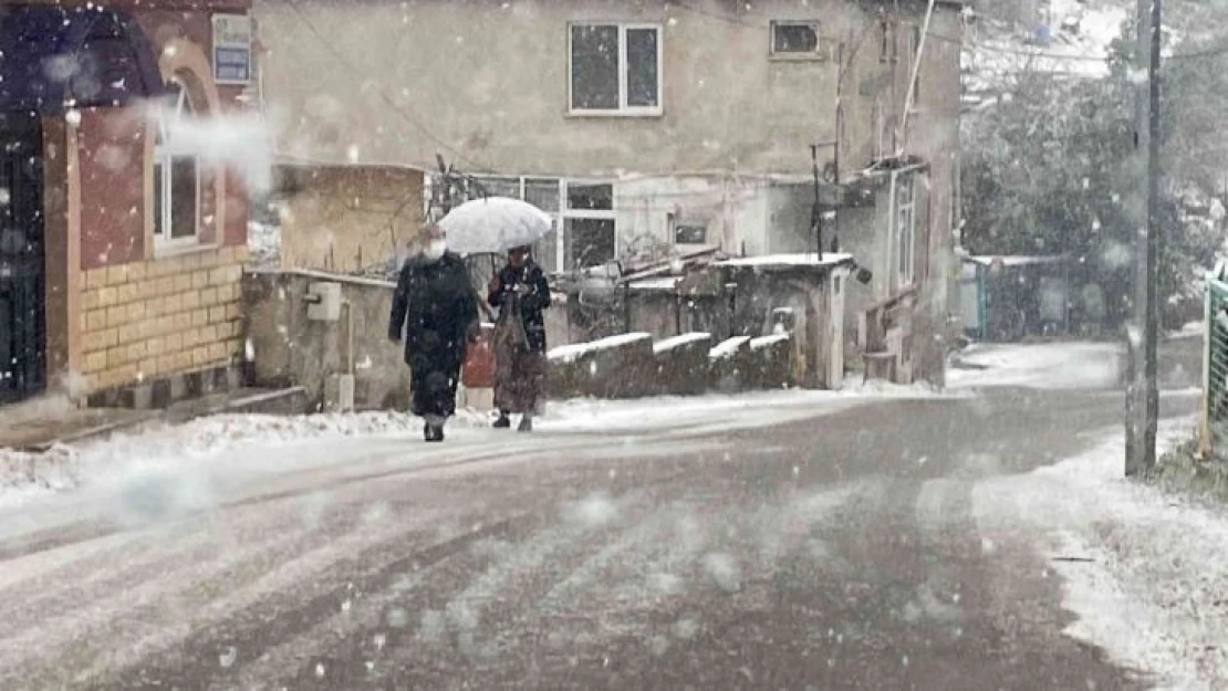 Kar Zonguldak'ta yeniden etkili oldu