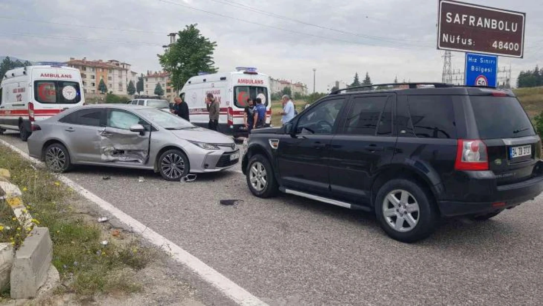 Karabük'te iki ayrı trafik kazası: 1'i çocuk 2 yaralı