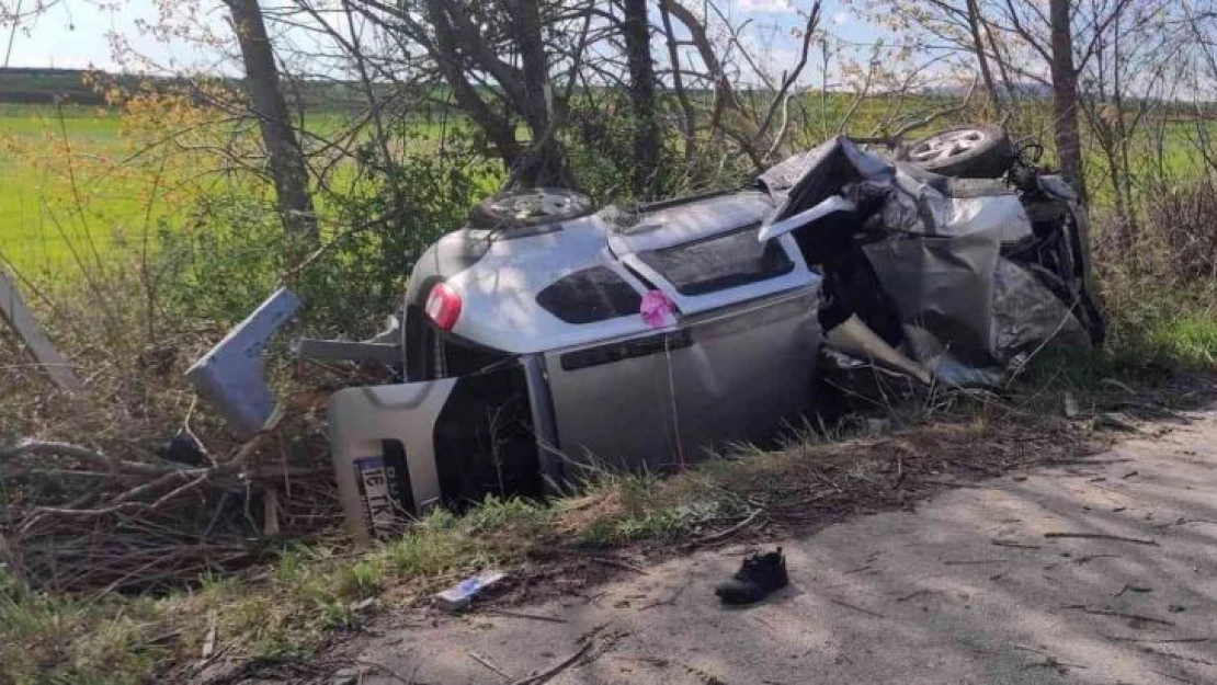 Karacabey'de trafik kazası: 1 ölü