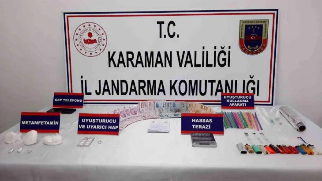 Karaman'da 1 kişi uyuşturucu ticareti yapmaktan tutuklandı