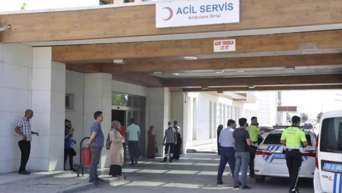 Karaman'da okul servisi ile otomobil çarpıştı: 13 yaralı