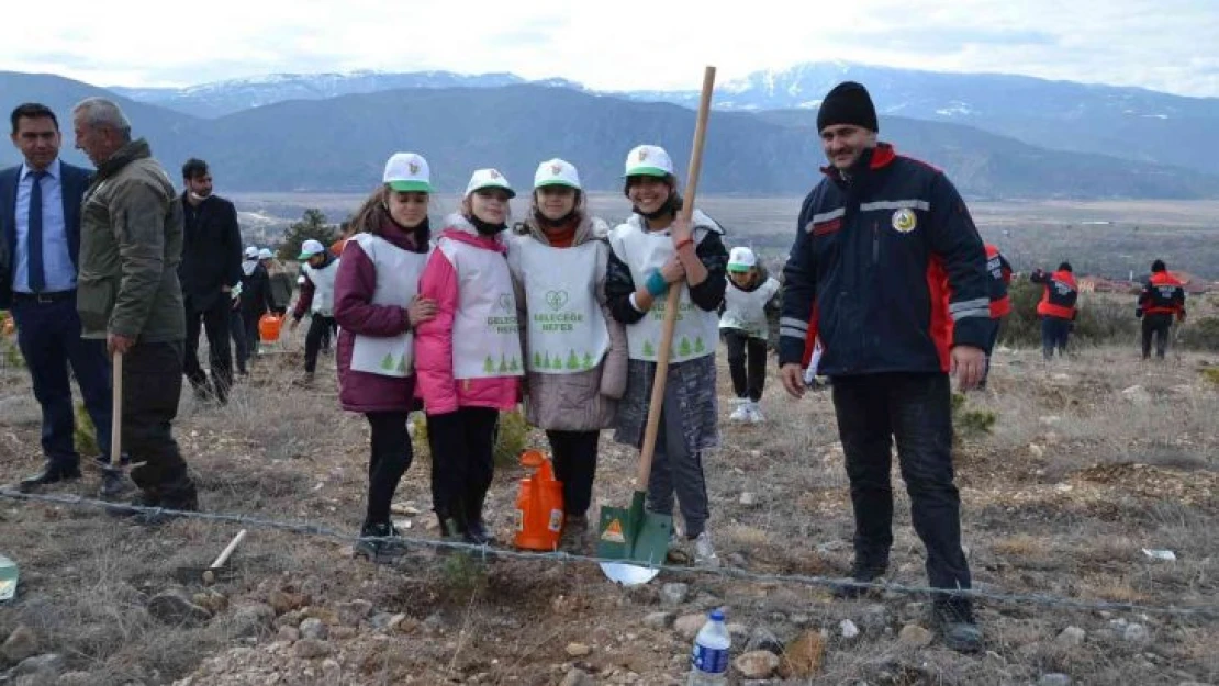 Kargı'da 250 fidan toprakla buluştu