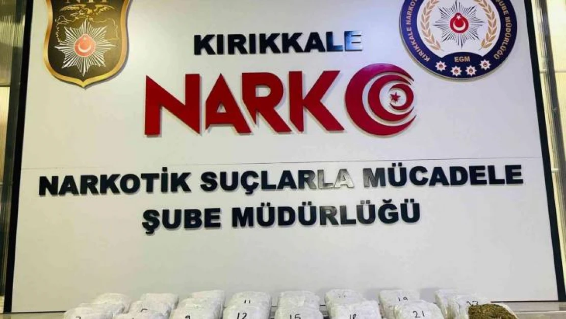 Kargo aracından 13 kilo 879 gram esrar çıktı: 1 tutuklama