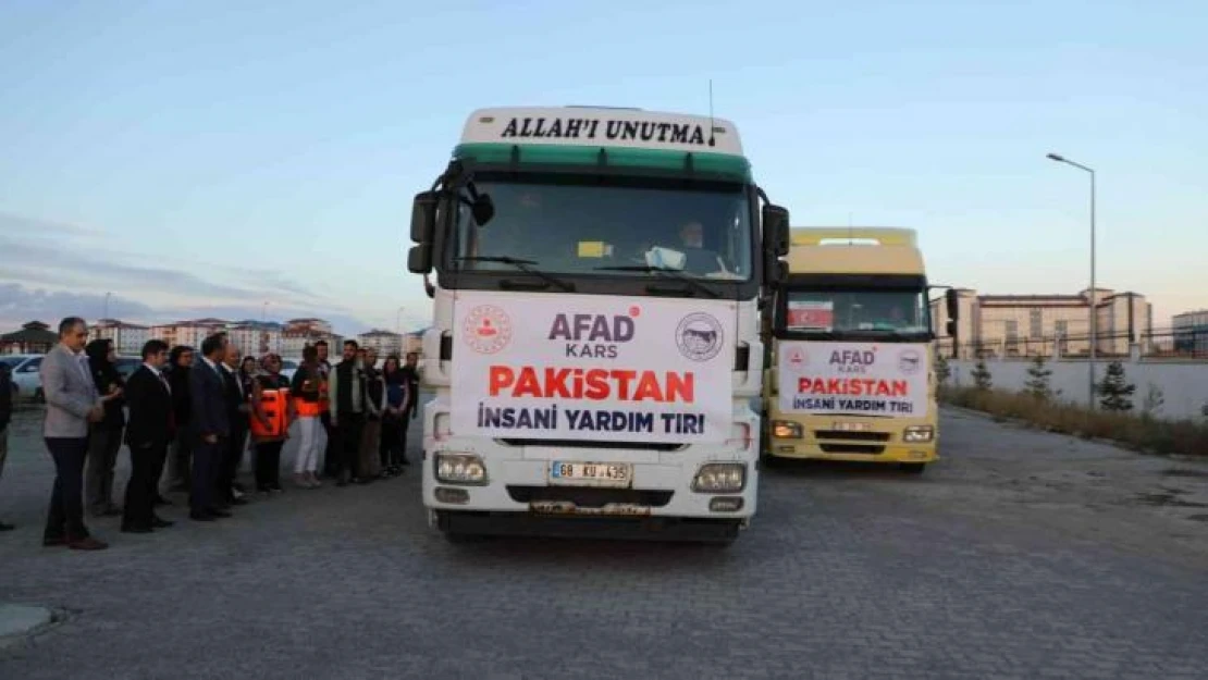 Kars'tan Pakistan'a yardım eli