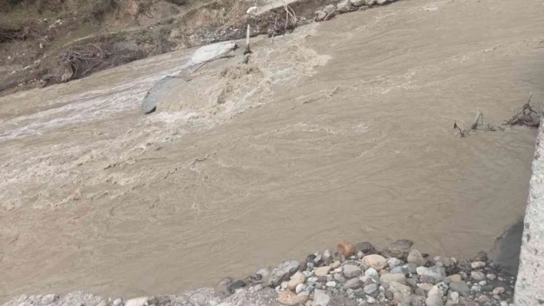 Kastamonu'da iki köprü daha kar suları sebebiyle yıkıldı